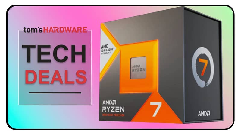 Newegg slashes ryzen 7 7800x3d price, now just $369 with a free 1tb ssd — last gen chip is a stellar deal with 95% of the gaming performance of the newer model