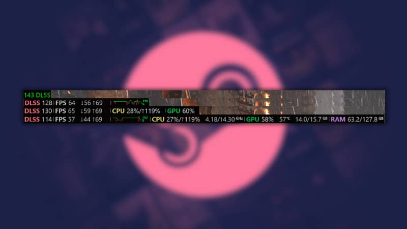 Steam just got a new performance overlay — you can now view real fps alongside dlss/frs generated frames