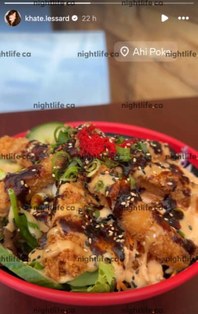 Khate d’od s’offre une pause gourmande avec un poke bowl