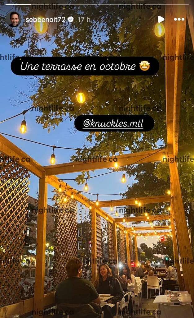 Sébastien benoit: «une terrasse en octobre»