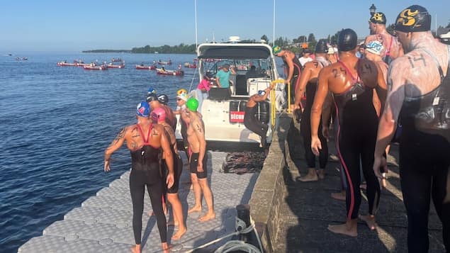 C’est un départ pour la 71e traversée internationale du lac st jean
