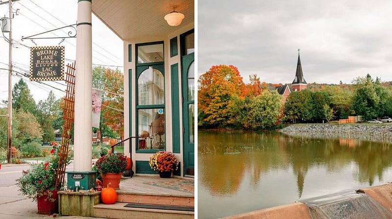 This cozy lakeside village bathed in fall colours is one of the 'most beautiful' in quebec