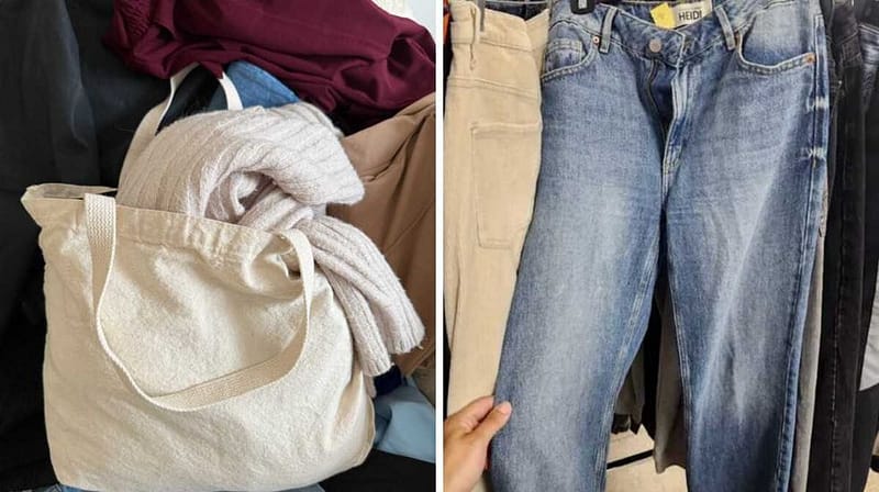 Cette friperie près de montréal fait une vente « remplis un sac » pour 5 $ pendant 3 jours