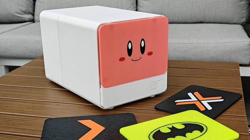 You can now 3d print your own nas bay — the n5 mini supports five drives and even has customizable faceplates