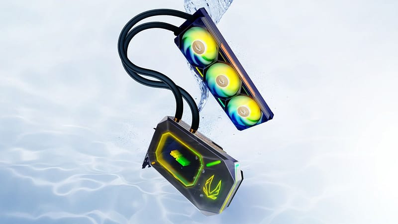 Zotac launches liquid cooled rtx 5090 with 360 mm radiator and low profile rtx 5060