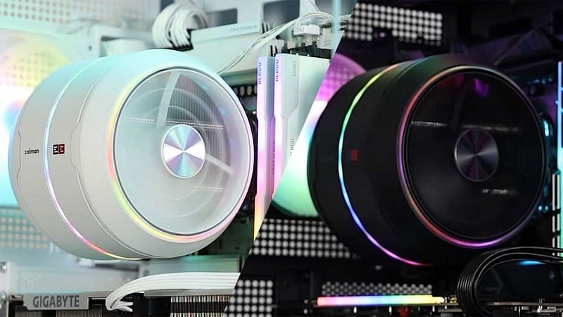 Zalman's jet engine inspired cpu cooler hits the shelves — striking design lands in korea for less than $60