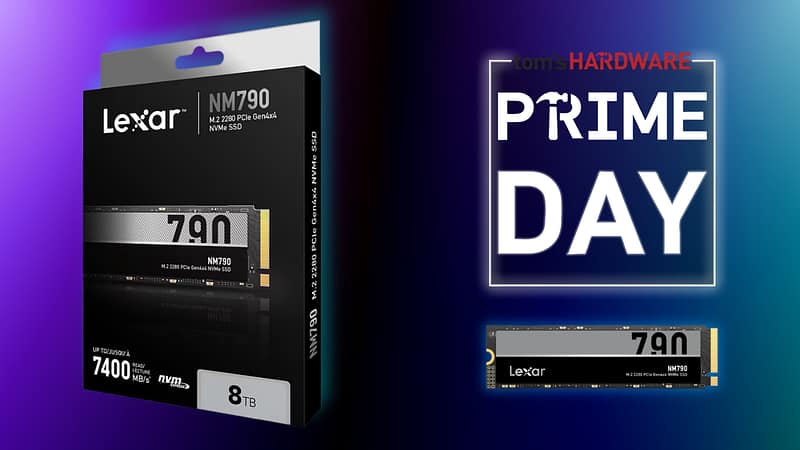 Take $230 off the 8tb lexar nm790 ssd this prime day — massive discount lets you grab one of the best pcie gen4 ssds for $499