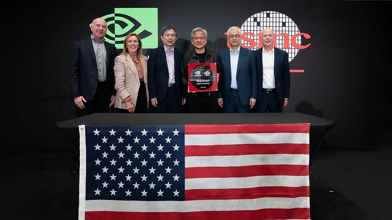 Nvidia and tsmc produce the first blackwell wafer made in the u.s. — chips still need to be shipped back to taiwan to complete the final product
