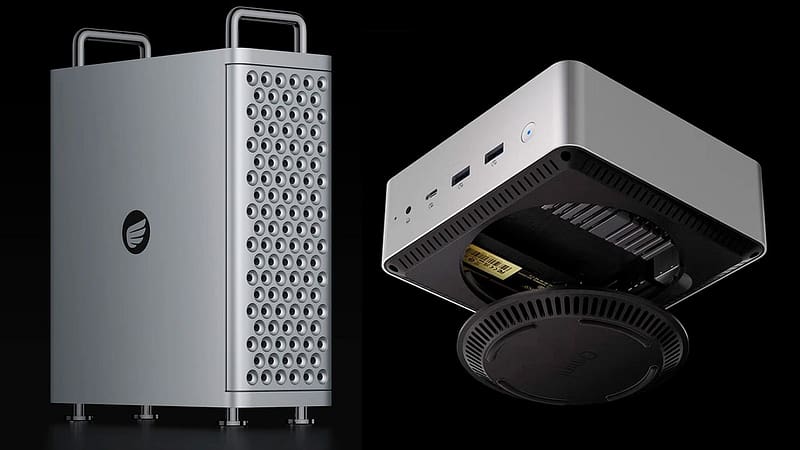 Apple mac pro and mac mini clones launch with amd ryzen cpus — perfect mini pcs for those who love apple's aesthetics but still need windows or linux