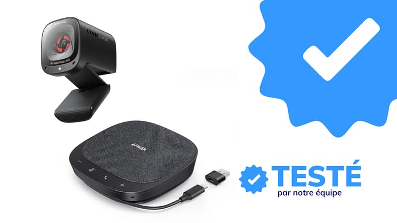 Webcam, micro: rehaussez vos réunions par appel vidéo avec powerconf