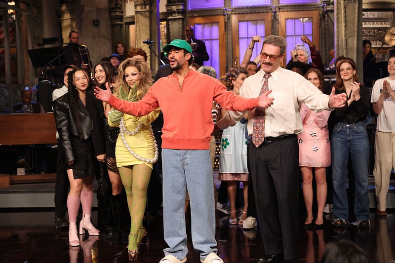 Watch bad bunny host, doja cat perform “aaahh men!” and “gorgeous” on saturday night live