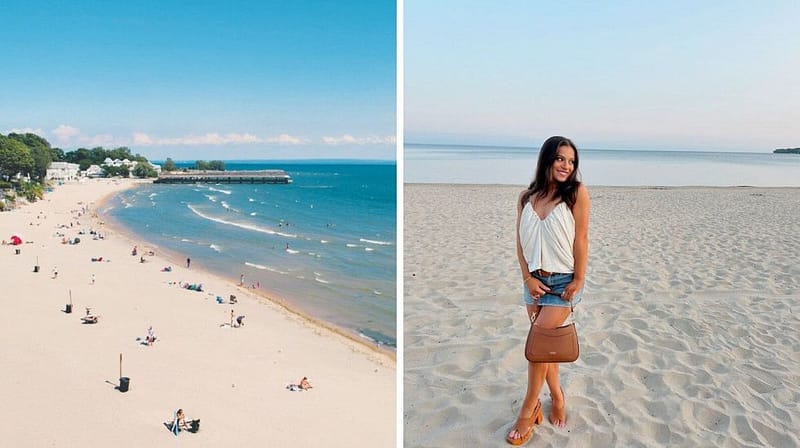 This ontario beach with white sand and 'clear warm waters' was named among canada's best