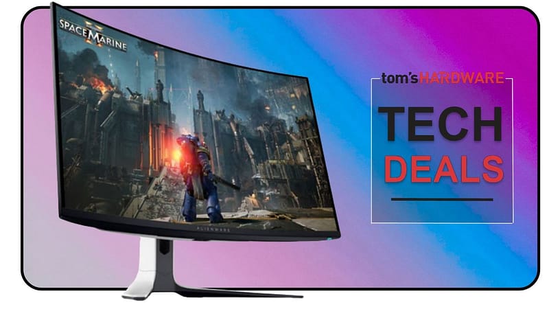 Dell's back to school sale takes $350 off the price of alienware's 4k qd oled curved gaming monitor