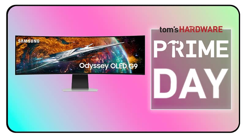Samsung's massive, award winning 49 inch odyssey oled g9 monitor has dropped to just $959 at amazon, an $840 price reduction