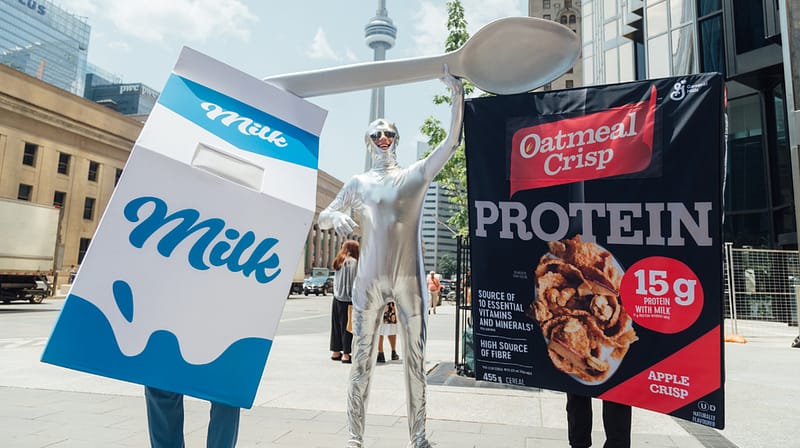 This protein powered pop up invites torontonians to 'chase the crunch' with yummy samples & more