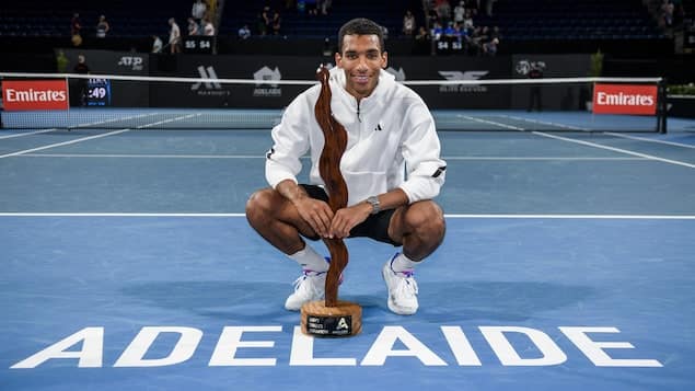 Félix Auger Aliassime Champion Du Tournoi D’adélaïde