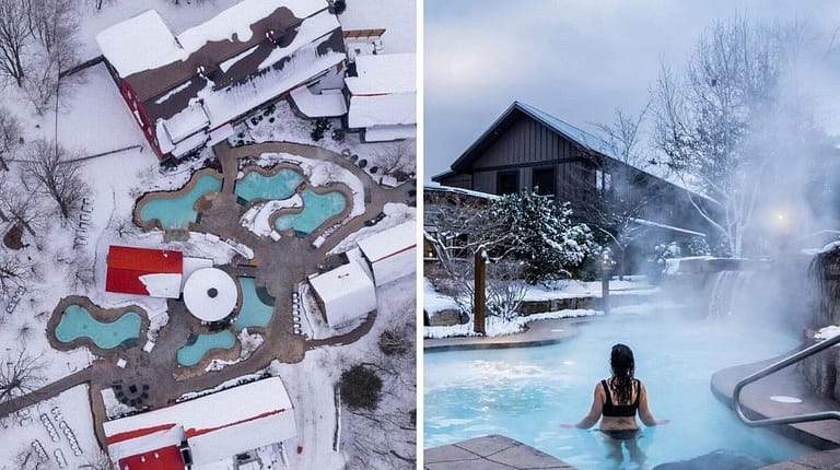 This Ontario Spa Hidden Amidst Snow Covered Trees Was Named Among The Best In North America