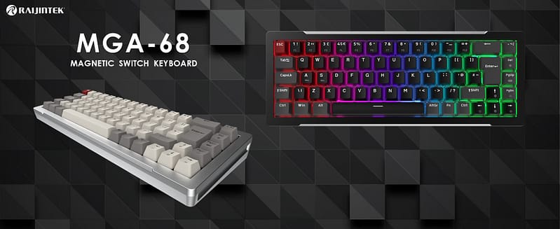 Raijintek Debuts Mga 68 Aluminum Hall Effect Keyboard With 8,000 Hz Polling Rate