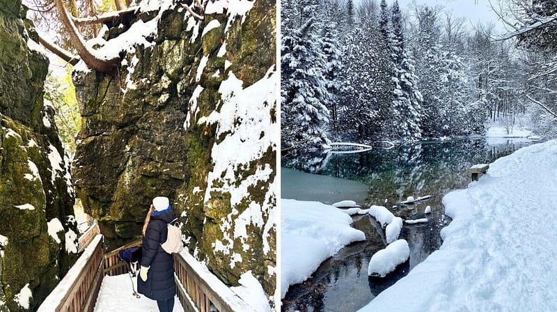 This Park Near Toronto Has A Trail Through A Canyon And It's Even Prettier In The Winter