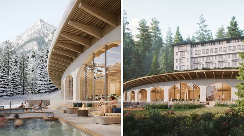 This Stunning New Thermal Spa Nestled In The Mountains Is Opening Near Calgary Soon