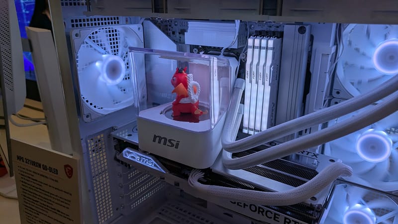 Aio Cooler Prototype Has Room For Action Figures