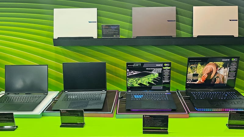 Gigabyte Launches A New Pc Case, Laptops, And Monitors At Ces 2025 — Five High End Gaming Laptops And Two Premium Gaming Monitors