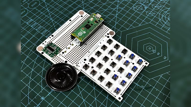 Maker Builds Their Own Pocket Sequencer Using A Raspberry Pi Pico 2