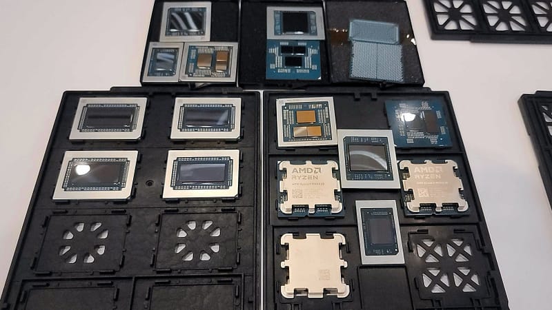 Here's All The Sexy Silicon Amd Launched At Ces 2025 Family Die Photos Of Strix Halo, Krackan Point, Ryzen 9000x3d, Fire Range, And Hawk Point Refresh