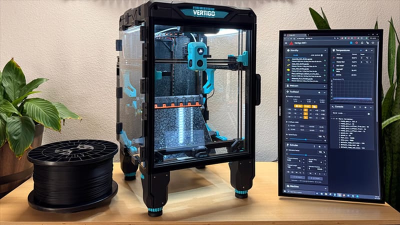 Vertigo Mk1 3d Printer Crowdfunder Touts Auto Eject, Bed Clearing, And More For $2,250