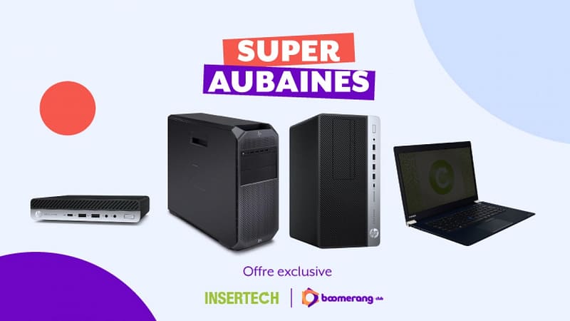 Des Ordinateurs à Prix Imbattable Chez Insertech Grâce Au Club Boomerang