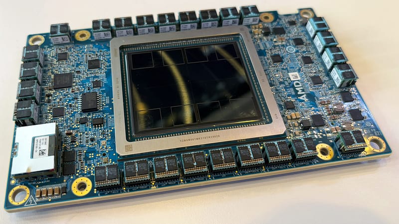 Amd's Instinct Mi325x Smiles For The Camera: 256 Gb Of Hbm3e